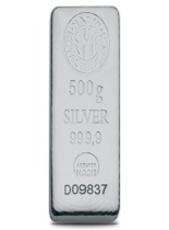 500 Gr Külçe Gümüş